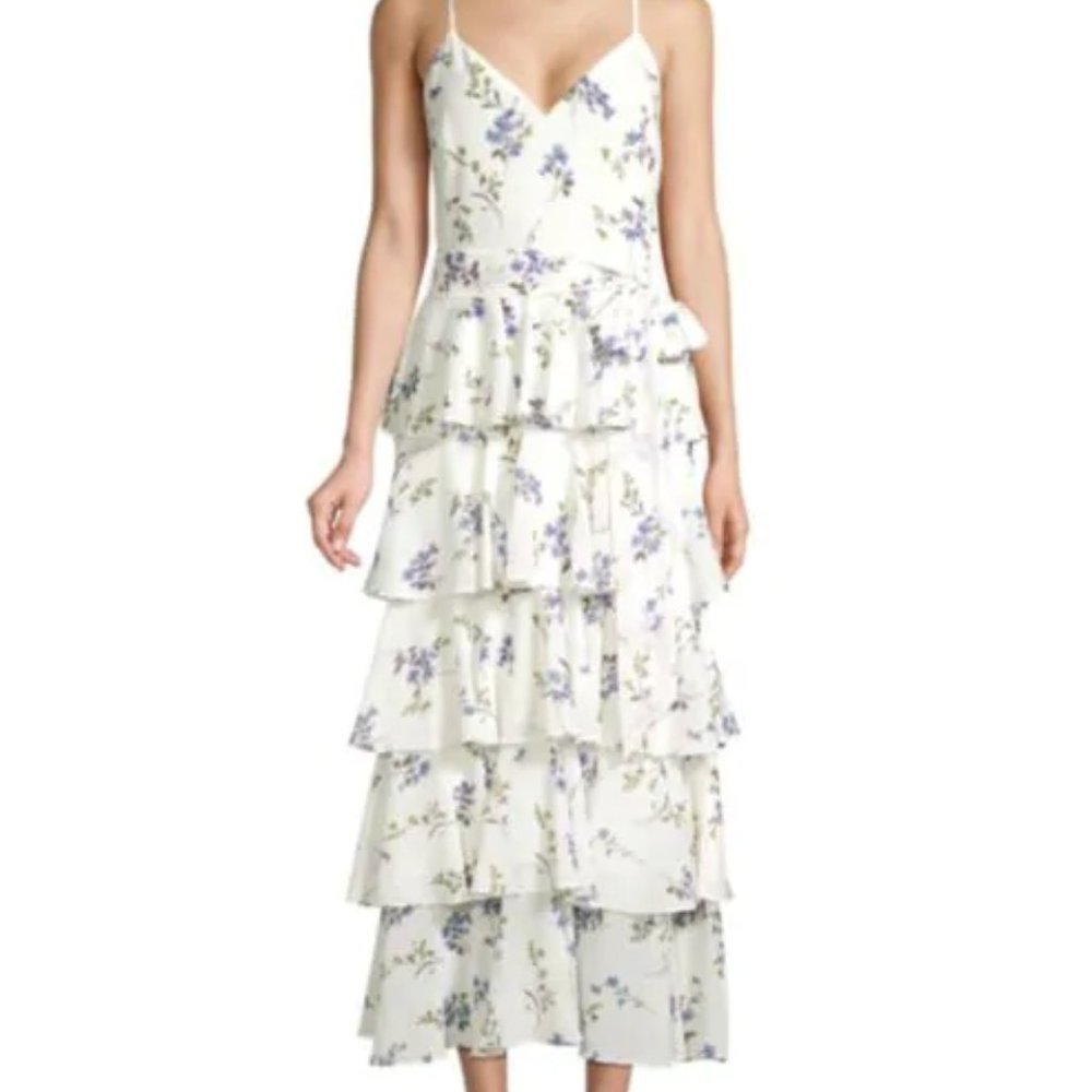 Hader Tiered Midi Dress (Saks Fifth Avenue)